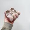 Zapatos Coreanos Nuevos Estilo Bebé Niño Pequeño 2026, Antideslizantes, Elásticos, Anticaídas, Zapatos de Princesa con Lazo Primavera y Otoño