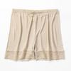 Calça Legging de Seda de Amora para Verão, Anti-luz, Três Pontos, Calça de Segurança de Seda, Calça de Pijama