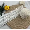 Renda 5,5CM renda de algodão elástica tricô acessórios de vestuário atacado pronta entrega acessórios de renda de algodão flores para roupas