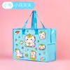 Bolsa de Almacenamiento para Colcha Tejida Bolsa de Almacenamiento de Dibujos Animados para Jardín de Infancia Gran Capacidad Bolsa de Equipaje para Mudanzas Bolsa Tejida Portátil Impermeable
