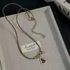 Nuevo Collar Colgante de Calabaza con Piedra Ojo de Tigre y Diamantes Microincrustados Estilo Chino para Mujer Accesorios de Collar Natural para Clavícula Maillard