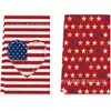 2026 Amazon Más Vendido Toalla de Cocina Día de la Independencia Estrellas y Rayas Gnomo Camión Estilo Americano Toalla de Cocina Toalla de Plato