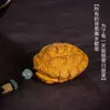 Pieza de mano auténtica tallada en sándalo rojo Xiaoye de material viejo de ciprés Taihang