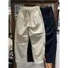 Calça Harem Versátil Plus Size 150kg para Primavera e Outono Cintura Alta Elástica Solta Afinando Perna Larga Casual Calça Curva