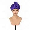Peluca Púrpura Trenzada Gruesa en Stock Set Completo para Fiesta Actuación en Escenario Peluca de Fibra Sintética Venta al por Mayor