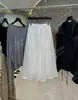 [Recomendación Principal] Falda de Organza Ligeramente Arrugada con Textura, Corte A, Cintura Elástica, Nueva Colección Primavera/Verano Yuran 26