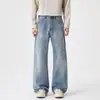 Calça Jeans Masculina Tendência Atacado Primavera e Outono 2026 Novo Estilo Micro Flare Solta Casual Americano Versátil