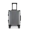 Maleta de Viaje Rígida Universal de Aleación de Aluminio y Magnesio de 20 Pulgadas Maleta de Metal para Mujer Maleta para Hombre Caja con Contraseña de 24 Pulgadas