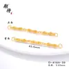 Esperando el anillo de oro de arena francés antiguo estilo chino cadena colgante entrelazada colgante de mazo pulsera Longteng cuatro mares pulsera accesorios de pulsera