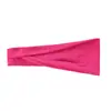 Europa y Estados Unidos nueva banda para el pelo de running y fitness para hombre, banda para el sudor de yoga deportivo para mujer, pañuelo para la cabeza de algodón elástico, pañuelo para la cabeza de color liso