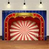 Tela de Fondo para Fiesta de Cumpleaños Temática de Circo Más Vendida Transfronteriza Decoración de Escenario Pared de Fotos Celebración de Cumpleaños Infantil Tela de Fotografía