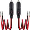 Cable de extensión para encendedor de cigarrillos de coche 16AWG conector de alimentación americano 12v24V cableado bala baquelita cargador de coche