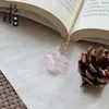 Colar com Pingente de Cabeça de Gato Pedra Olho de Gato Corda Trançada, Corrente Multicolorida Fofa para Clavícula de Gato, Acessórios Simples para Meninas, Atacado