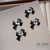 Nova série de resina quente Nail Art Jóias Querida da menina coreana Gravata borboleta chanfrada Nail Art Love Drill