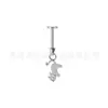Aretes de aleación de titanio F136, tachuelas para cartílago de la oreja, tachuelas para labio, tachuelas de cono puntiagudo de diablo, aretes con rosca interna, joyería para piercing, accesorios de orejas de gato