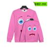 Cross-border novo cartoon monstro face 3D impressão digital camisola pescoço redondo cross-border comércio exterior fábrica de roupas atacado
