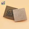 Etiqueta de Cuero Cuero Genuino Marca Haciendo Redonda Cuero Real de Super Fibra Etiqueta Estampada en Caliente PU Cuero Marca LOGO Fijo Estampado Industria
