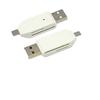 Lector de tarjetas OTG transfronterizo para teléfono móvil/ordenador, lector de tarjetas MicroSD/TF de alta velocidad de uso dual Android