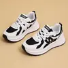 Zapatos de Papá para Mujer 2025 Primavera Nuevos Zapatos de Mujer de Suela Gruesa Zapatos Blancos para Aumentar la Altura Zapatos Casuales de Suela Blanda Zapatos Deportivos de Mujer