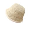 Sombrero de Cubo Simple con Volantes Cálido Estilo Japonés para Mujer Otoño e Invierno Estilo Coreano Moda Urbana Sombrero de Cuenca Elegante de Alta Gama Sombrero de Pescador