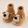 Zapatos Pre-Caminantes para Bebés Recién Nacidos y Niños Pequeños, Temporada de Primavera y Otoño, Interiores, Lindos Dibujos Animados, Antideslizantes, Calcetines Zapatos para el Piso de Niños Pequeños