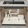 Tapete Absorvente para Pia de Cozinha, Tapete Drenante para Gabinete de Lavatório, Resistente a Manchas, Impermeável, à Prova de Umidade, à Prova de Mofo, Tapete para Gaveta de Gabinete