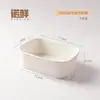 Caixa de almoço descartável para treinamento militar estudantil, caixa de arroz frito, caixa de embalagem para levar frutas de piquenique, tigela de salada, tigela de papel kraft para macarrão instantâneo