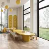 Escritório de Vendas Mesa e Cadeira Infantil Combinação Piso Elevado Shopping Center Área de Brincar Sala de Aula Educação Infantil Mesa de Artesanato Retangular