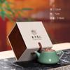 Tetera de filtro hecha a mano de celadón de Longquan, cerámica, vintage, mineral en bruto, tetera pequeña, hogar, alta gama, juego de té kung fu, venta al por mayor