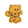 Adesivos de Celular Personalizados de Ouro Puro 999, Materiais de Apoio a Fãs, Cartões de Mercadoria Personalizáveis de Celebridades de Anime 2mg