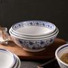 Mordida de lengua Chino melamina tazón para fideos tazón de fideos comercial imitación porcelana malatang tazón grande tazón para ramen tazón para sopa de res