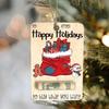 Cartera de Navidad Personalizada Transfronteriza Tarjeta de Regalo de Madera Regalo de Navidad Adorno para Árbol de Navidad Artesanías de Madera Colgante