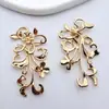 Accesorios para Joyería Hecha a Mano Retro Chapados en Oro Cobre Colgante de Rama de Flor Antigua Tocado Pasador Material para Accesorios del Cabello