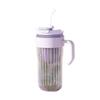 Novo Copo Duplo para Beber, Copo com Alça de Canudo, Copo de Presente, Infusor de Chá, Copo para Beber Limão Diretamente, Copo de Vidro, Copo de Suco
