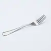 1010# Colher de aço inoxidável, faca e garfo para comida ocidental, conjunto de colheres, colher de cabo longo, utensílios de mesa de hotel, presente criativo, logotipo para impressão