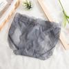 Bragas de encaje para mujer, sexys, de grafeno, antibacterianas, de cintura media, japonesas, transpirables, de encaje, sin costuras, venta al por mayor