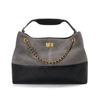 Bolsa Tote de Couro Genuíno Estilo Chanel, Grande Capacidade, Bolsa Balde Feminina Acolchoada de Couro Bovino Transversal com Corrente, Adequada para o Dia a Dia e Uso no Ombro