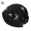 Sudadera con capucha desgarrada retro para hombre y mujer, gorro, turbante hip-hop, protectores de orejas, capucha JDU-50H
