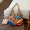 Bolsos de Moda Tendencia para Mujer 2026 Nuevo Estilo Casual para el Trabajo Bolso de Hombro Tejido Muchos Bolsos Tote con Forma de Pez