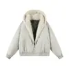 Estilo Especial Transfronterizo Chaqueta de Invierno para Hombre Casual Estilo Pareja Marca de Moda Holgada Versátil Chaqueta Abrigo con Capucha Zuoshandiao Venta al por Mayor