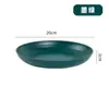 Plato de Plástico PP, Bandeja para Basura, Plato Redondo Grande Espesado para Frutas y Snacks, Plato para Verduras, Se Puede Imprimir con Logo, Bandeja Duradera