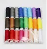 Hilo de Coser para Hogar Transfronterizo 402 Hilo de Poliéster Colorido Hecho a Mano para DIY 36 Colores con Carrete de Hilo 400 Yardas Hilo para Coser a Mano