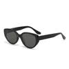 Gafas de sol gm para mujer 2024 nuevas gafas de sol ojo de gato color castaño de alta gama anti ultravioleta moda montura pequeña gafas de sol polarizadas