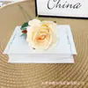Flor artificial de rosa con diamante único adornos para el hogar sala de estar alto sentido decoración de arreglo floral para auditorio de bodas fabricantes al por mayor
