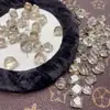 Cristal de Té Natural Tang Ocho Lados Accesorios DIY Forma Irregular Múltiples Gemas Cuentas Individuales