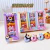 Bonito Donut Eraser Sanrio Cartoon Fun Eraser Escola Primária Estudante Aprendizagem Suprimentos Atividade Prêmios Presentes