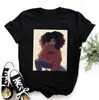 Camiseta de Chica de Pelo Corto Nueva 2025 Verano Manga Corta Ropa de Mujer Camiseta de Manga Corta WISH Dropshipping
