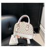 Vintage Viajero Texturizado Casual Gran Capacidad 2025 Moda Verano Nuevo Elegante Hombro Cruzado Portátil Bolso Concha