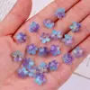 Contas para Porta-Flores Flor de Cerejeira Degradê Esmaltadas Contas Soltas DIY Feito à Mão Presilha de Cabelo Antiga Pulseira Colar Brincos Acessórios de Joias