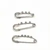 Alfinetes de Segurança de Três e Quatro Furos Acessórios para Joias DIY Alfinetes Modeladores de Cintura Broches Decorativos Personalizados Alfinetes de Segurança Anti-Exposição